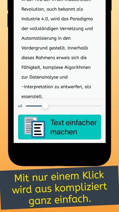 Text Simplifier App screenshot #2