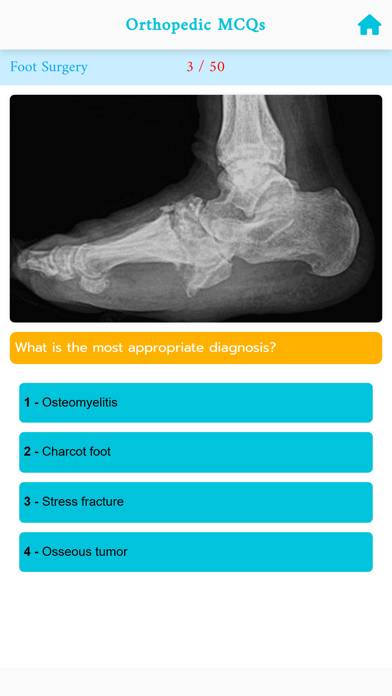 Orthopedic Images MCQs Exam App screenshot