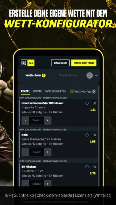 DAZN Bet: Sportwetten Online App-Screenshot #5