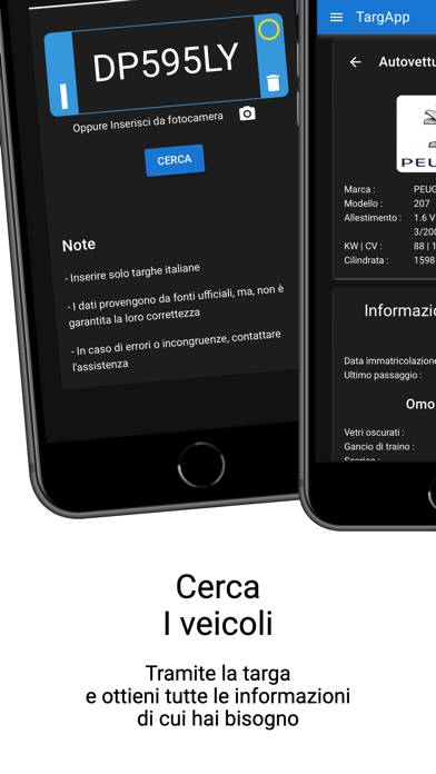 TargApp - Visura targa screenshot