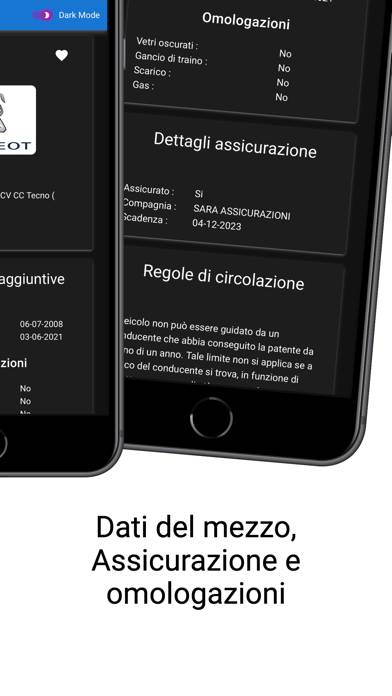 TargApp Schermata dell'app