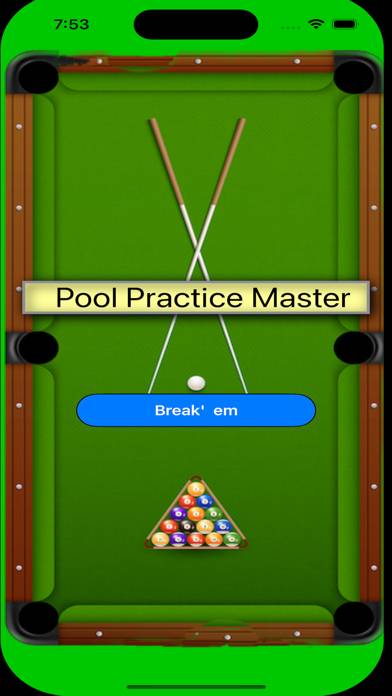 Pool Practice Master App screenshot #1