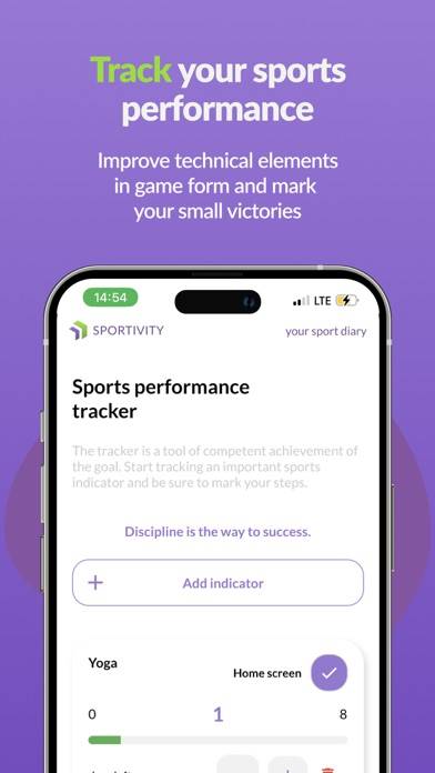 Sportivity: Training diary Скриншот приложения #5