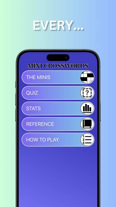 Mini Crosswords! game screenshot