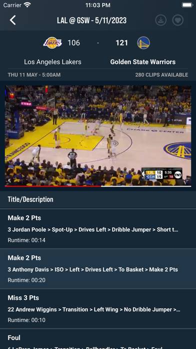 Synergy Sports Mobile App-Screenshot