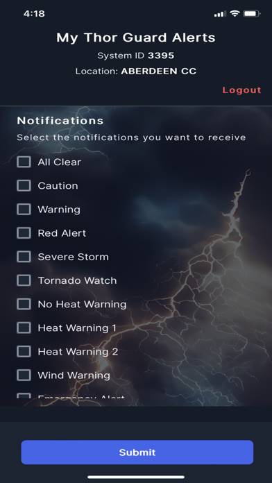 ThorAlert App screenshot