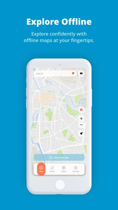 MapXplorer: GPS, Radar, Route Capture d'écran de l'application #2