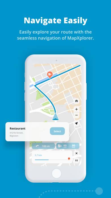 MapXplorer: GPS, Radar, Route Captura de pantalla de la aplicación #3