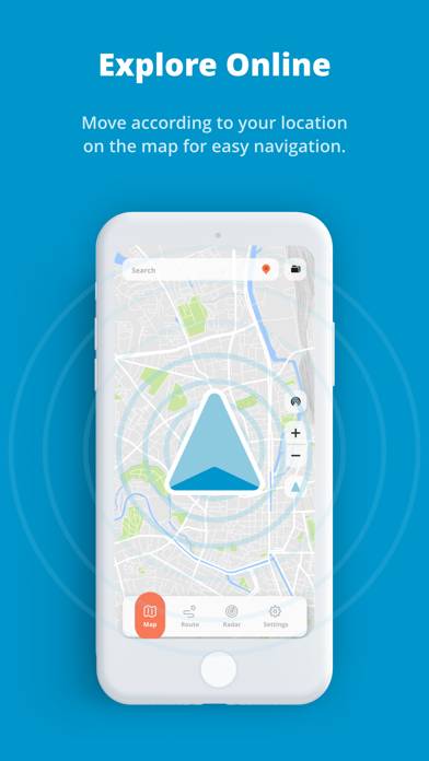 MapXplorer: GPS, Radar, Route Captura de pantalla de la aplicación #4