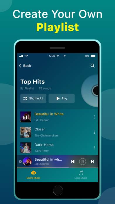 Music player App screenshot #2