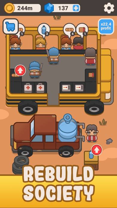 Idle Outpost: Business Game Скриншот приложения #2