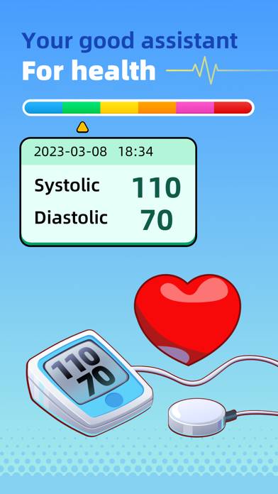 Pocket Blood Pressure&BP log App skärmdump #1