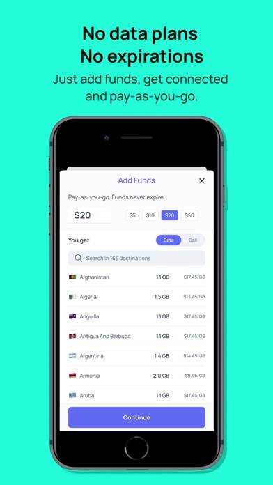 Roamless: eSIM Travel Internet App-Screenshot