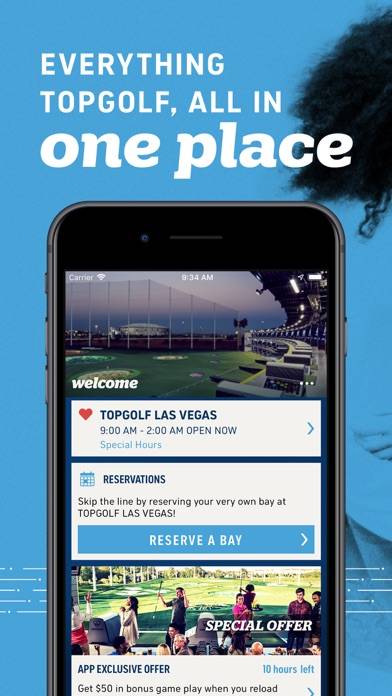 Topgolf App screenshot #1