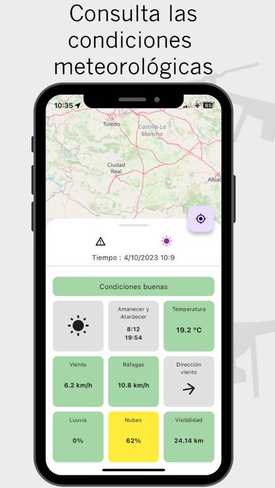 DronES Captura de pantalla de la aplicación