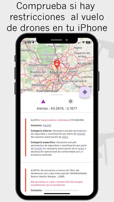 DronES Captura de pantalla de la aplicación