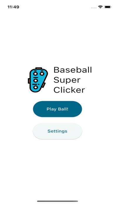 Baseball Super Clicker App screenshot #1