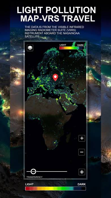 Light Pollution Map-VRs Travel App screenshot #1