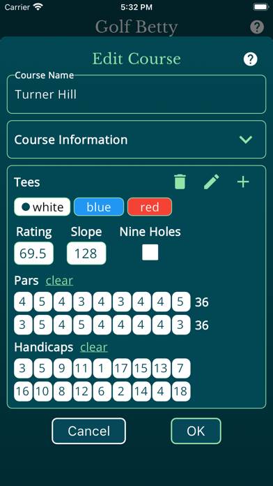 GolfBetty App screenshot #2
