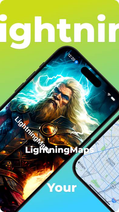 LightningMaps App skärmdump #2