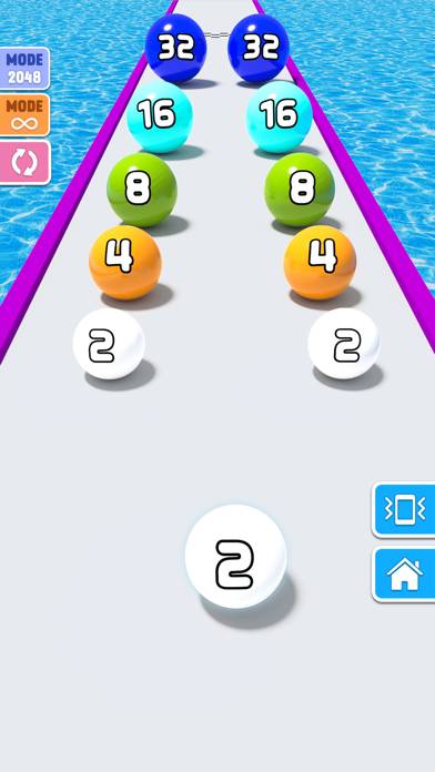 2048 Ball Game: Merge Number Uygulama ekran görüntüsü #1