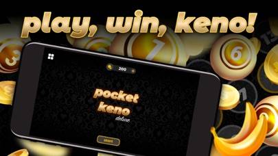 Pocket Keno Deluxe App-Screenshot #1