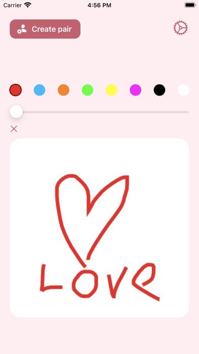 Paint Love - widget for couple Bildschirmfoto