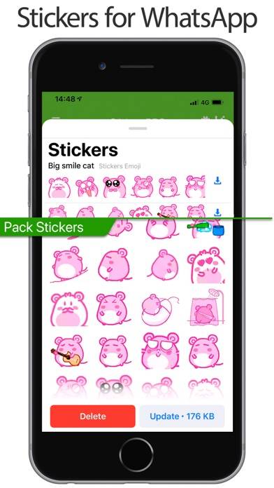Stickers PRO for WhatsApp! App screenshot #1