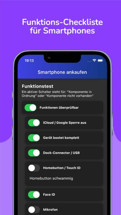 Smartphone Ankauf Bildschirmfoto