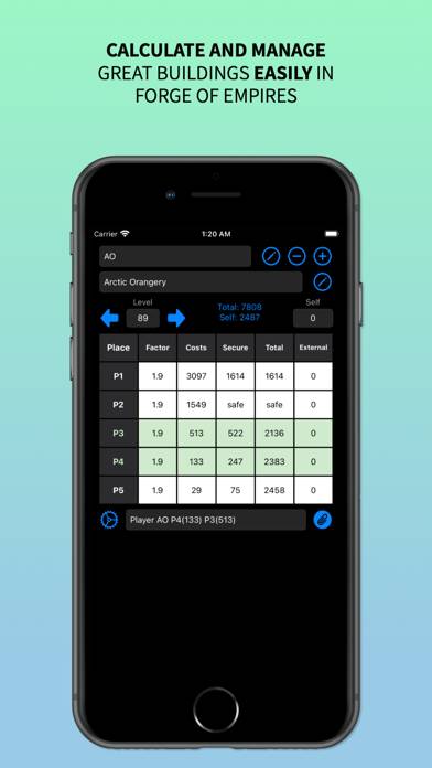 FOE Calculator Schermata dell'app #1