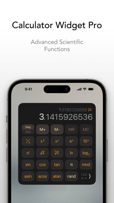 Calculator Widget Pro • App screenshot #2