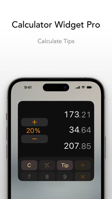 Calculator Widget Pro • App screenshot #3