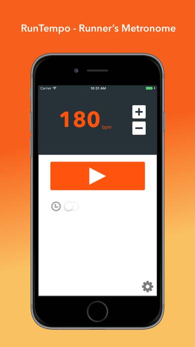 Run Tempo Captura de pantalla de la aplicación #1