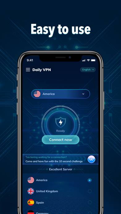 Daily VPN Uygulama ekran görüntüsü #1