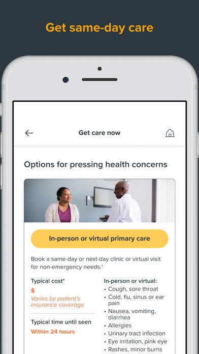 My Memorial Hermann App screenshot