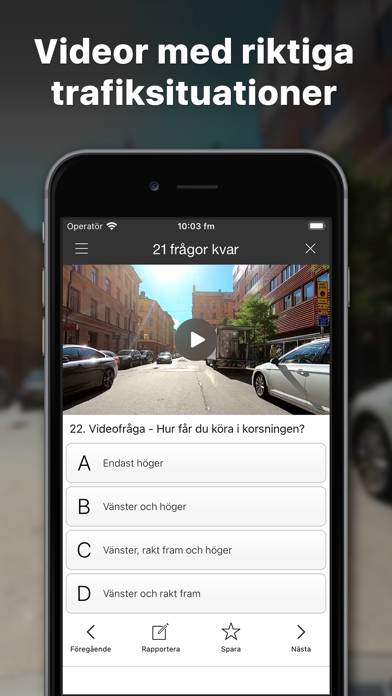 IKörkort BE App screenshot