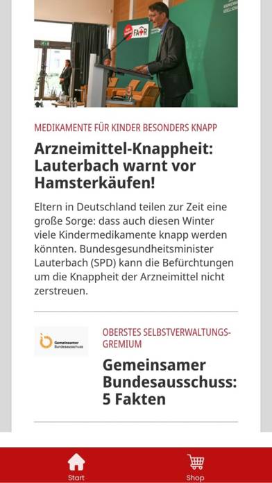 Rechtsdepesche App screenshot #1