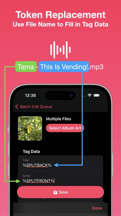 Tunetag MP3 Tag Editor Schermata dell'app #4