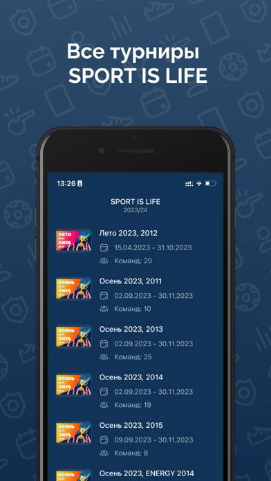 Sport Is Life App screenshot #1