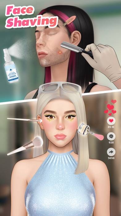 Makeup ASMR: Makeover Story Captura de pantalla de la aplicación #5