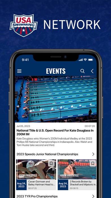 USA Swimming Network App screenshot #3