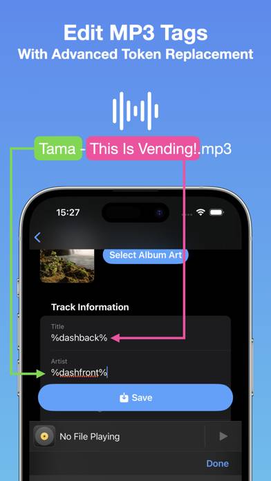 Melodee Audio File Player App skärmdump #4