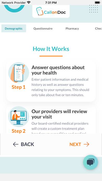 CallonDoc App screenshot