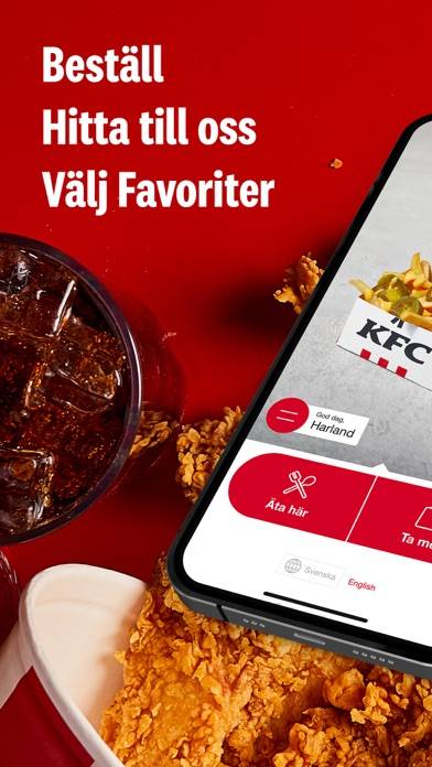 KFC Sweden skärmdump