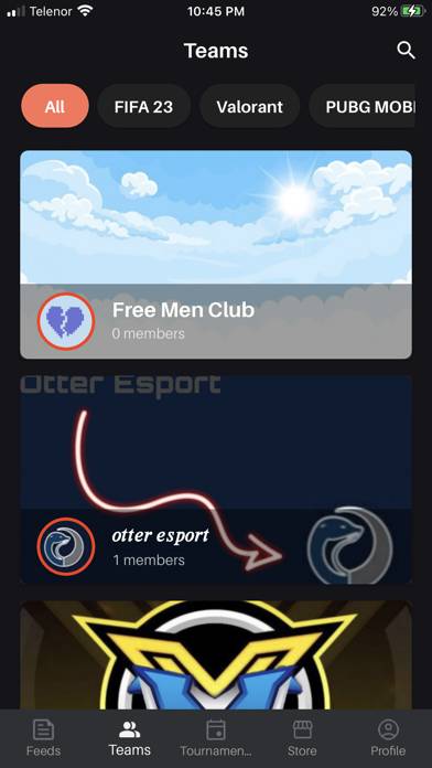 Eternity E-Sport MM App screenshot