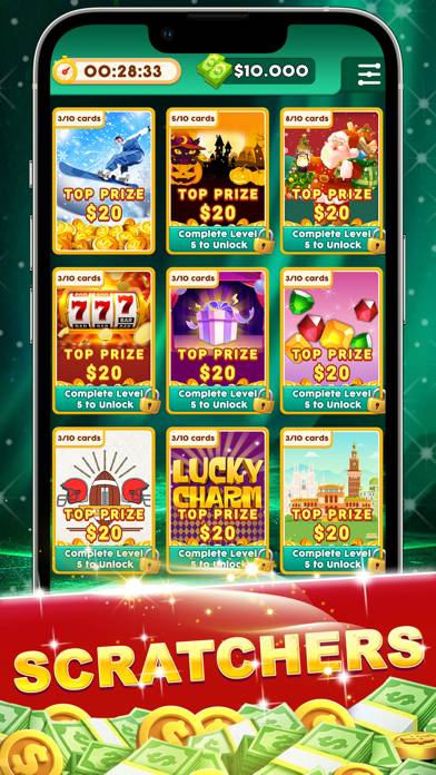 Lottery Scratchers Carnival App screenshot #1