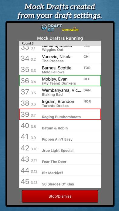 Fantasy Basketball Draft '23 App screenshot #2