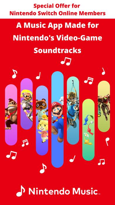 Nintendo Music immagine dello schermo