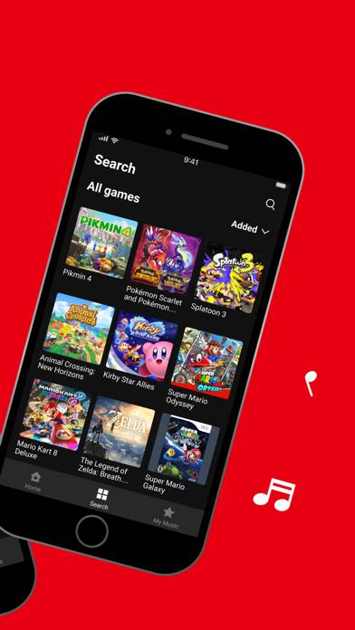 Nintendo Music App screenshot