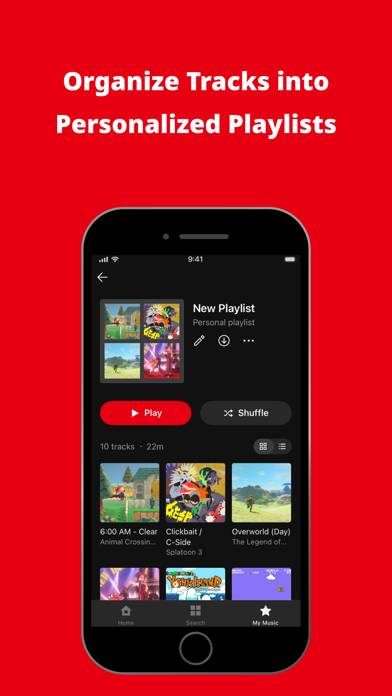 Nintendo Music App screenshot